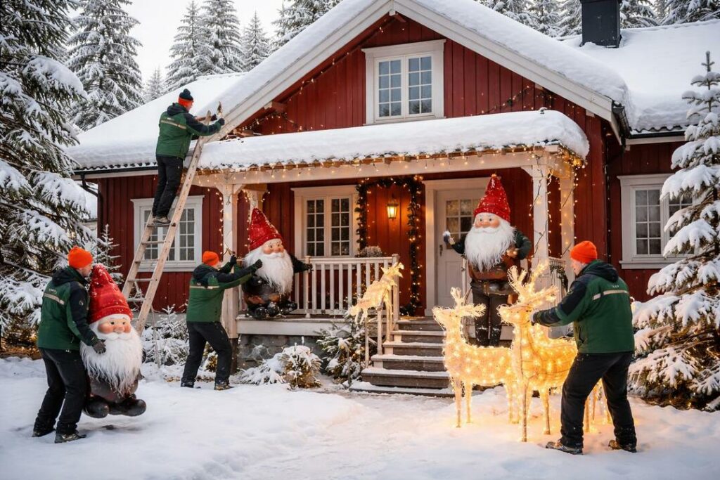 Fjerning av julepynt